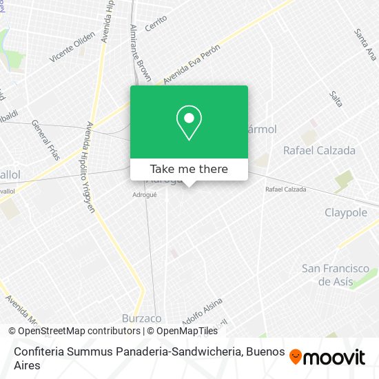 Confiteria Summus Panaderia-Sandwicheria map