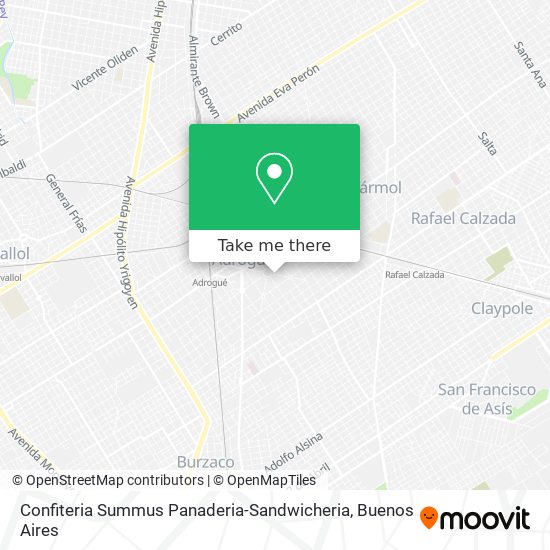 Mapa de Confiteria Summus Panaderia-Sandwicheria