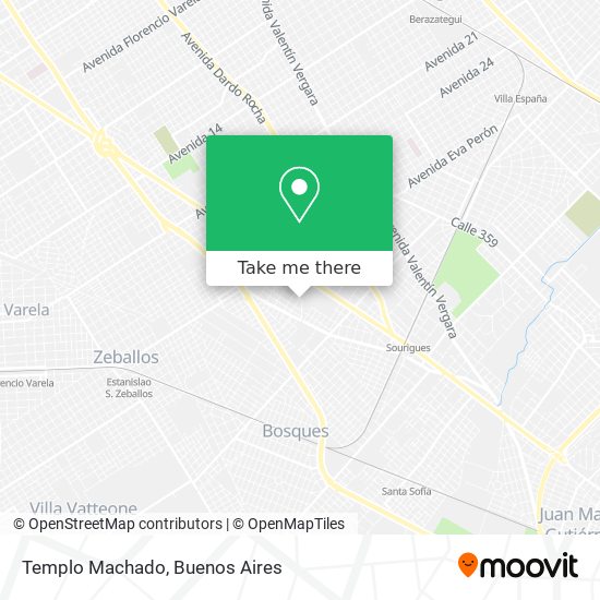 Templo Machado map