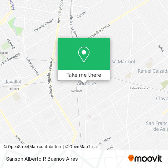 Sanson Alberto P map