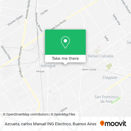 Azcueta, carlos Manuel ING Electrico map