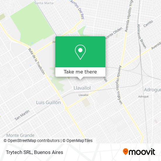 Mapa de Trytech SRL