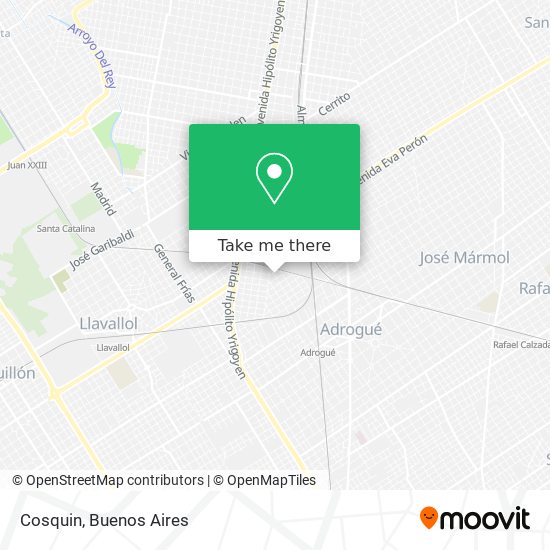 Mapa de Cosquin