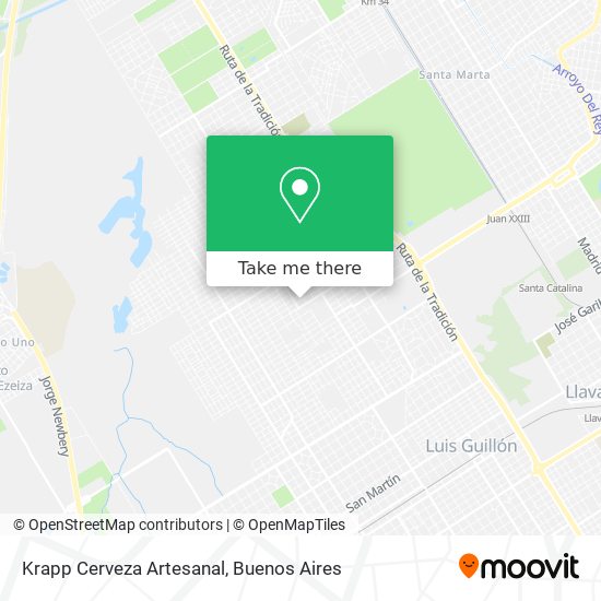 Mapa de Krapp Cerveza Artesanal