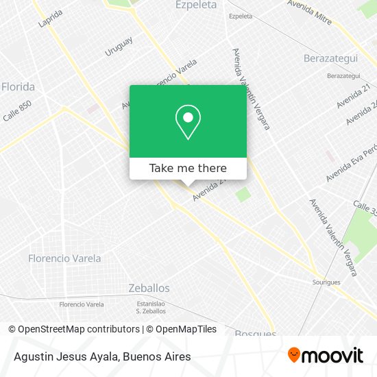 Agustin Jesus Ayala map