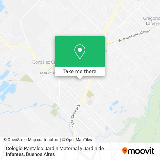 Colegio Pantaleo Jardín Maternal y Jardín de Infantes map