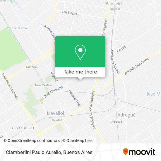 Ciamberlini Paulo Aurelio map