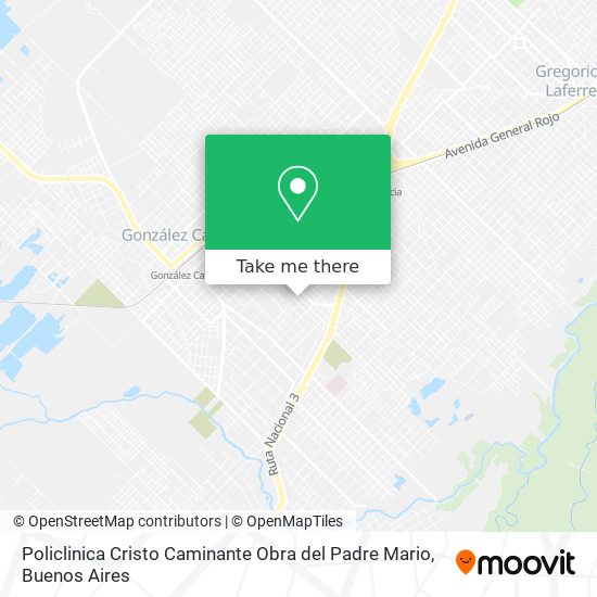 Policlinica Cristo Caminante Obra del Padre Mario map