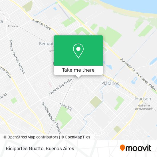Bicipartes Guatto map