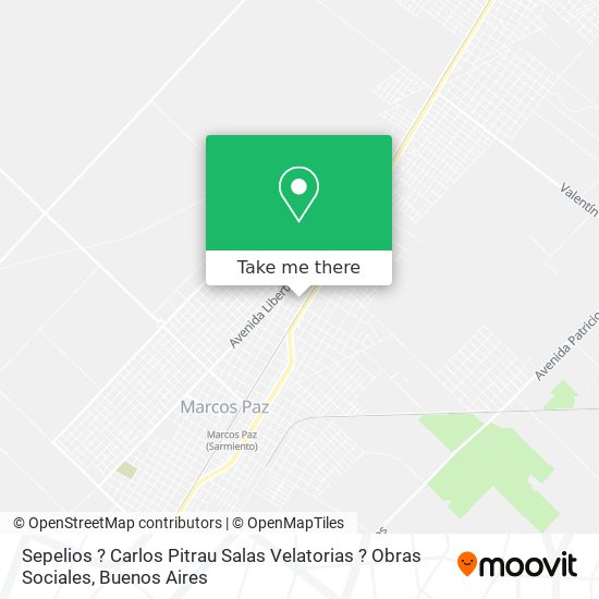 Sepelios ? Carlos Pitrau Salas Velatorias ? Obras Sociales map