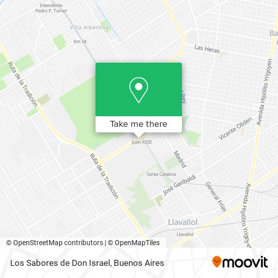 Los Sabores de Don Israel map