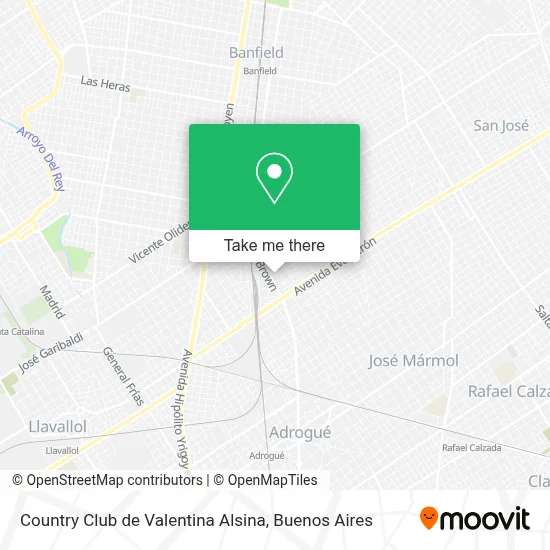 Country Club de Valentina Alsina map