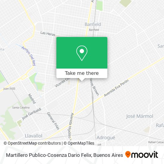 Martillero Publico-Cosenza Dario Felix map