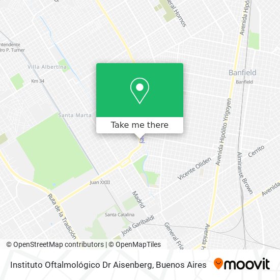 Instituto Oftalmológico Dr Aisenberg map