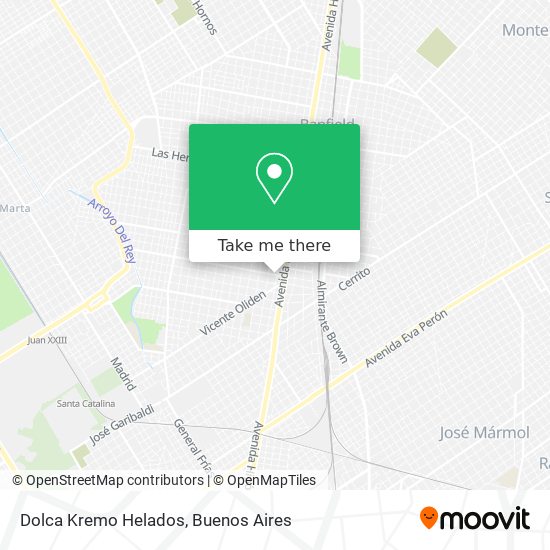 Dolca Kremo Helados map
