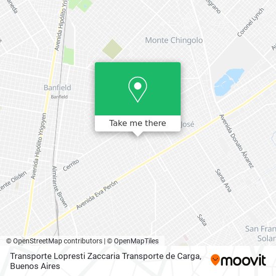 Transporte Lopresti Zaccaria Transporte de Carga map