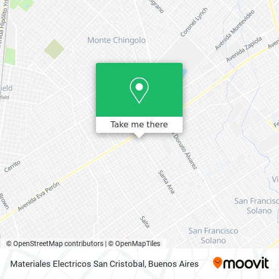 Materiales Electricos San Cristobal map