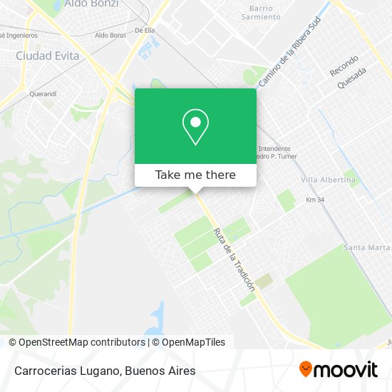 Mapa de Carrocerias Lugano