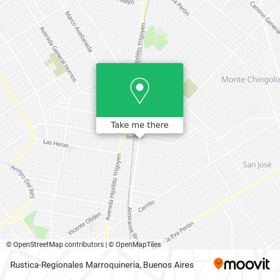 Rustica-Regionales Marroquineria map