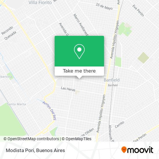 Mapa de Modista Pori