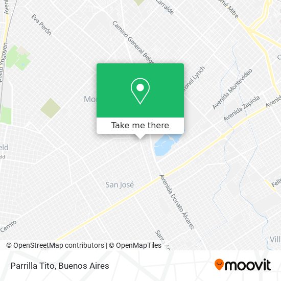 Parrilla Tito map