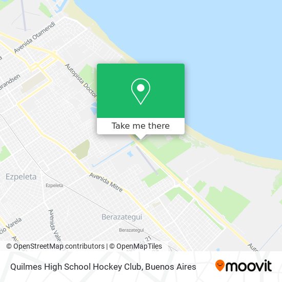 Mapa de Quilmes High School Hockey Club