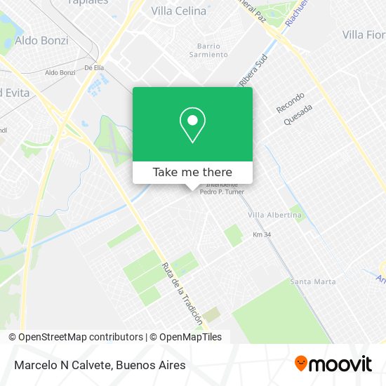 Marcelo N Calvete map