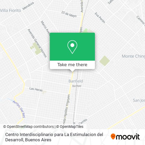 Centro Interdisciplinario para La Estimulacion del Desarroll map