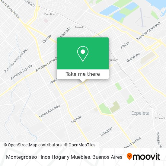 Mapa de Montegrosso Hnos Hogar y Muebles