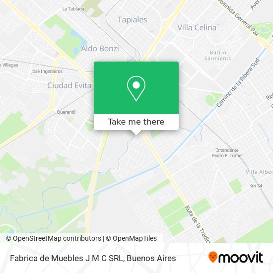 Fabrica de Muebles J M C SRL map