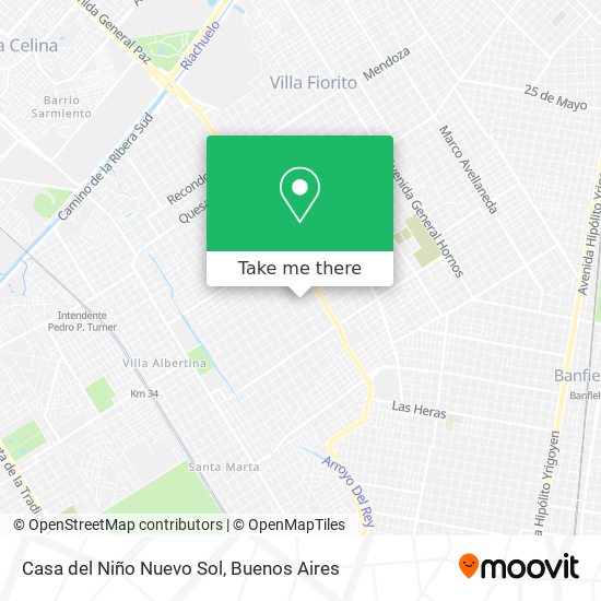Mapa de Casa del Niño Nuevo Sol