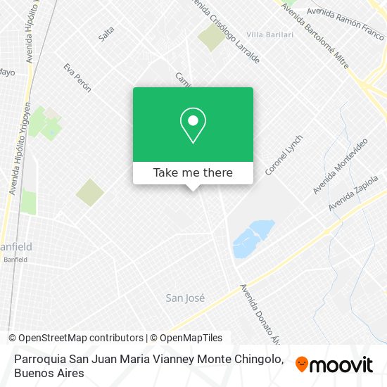 Parroquia San Juan Maria Vianney Monte Chingolo map