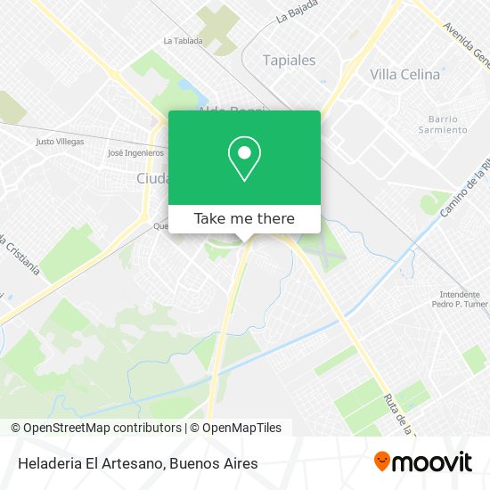 Mapa de Heladeria El Artesano