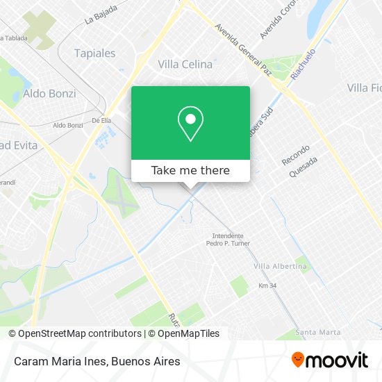 Caram Maria Ines map