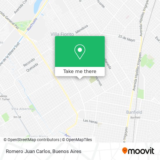 Mapa de Romero Juan Carlos