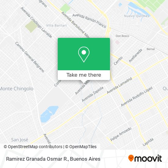 Ramirez Granada Osmar R. map