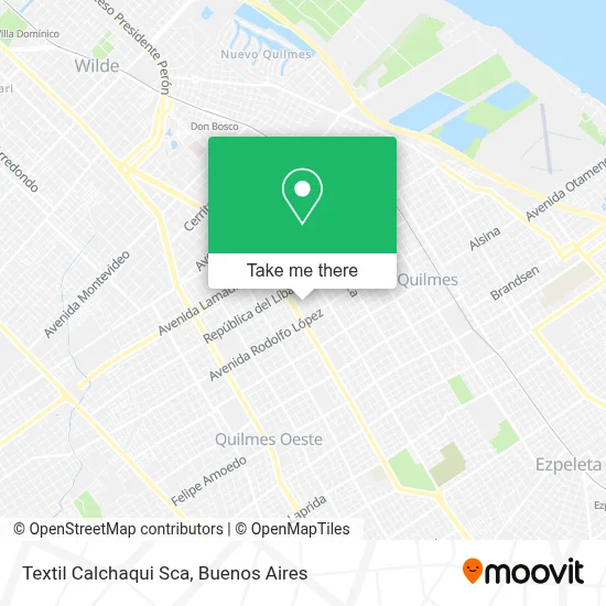 Textil Calchaqui Sca map