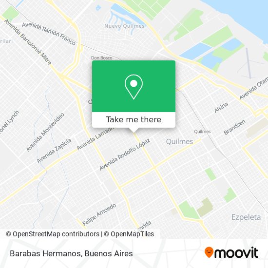 Barabas Hermanos map