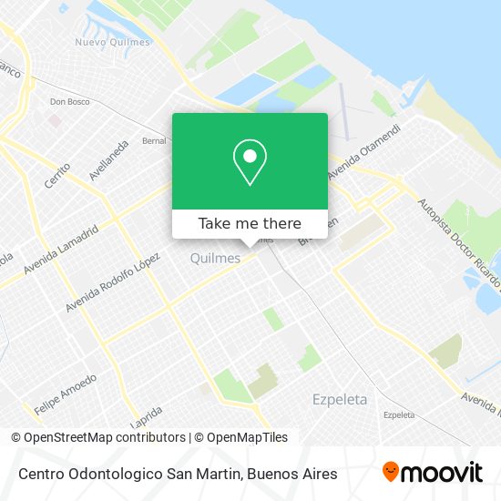 Centro Odontologico San Martin map