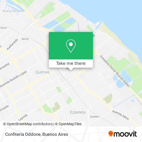 Confiteria Oddone map