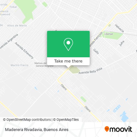 Mapa de Maderera Rivadavia
