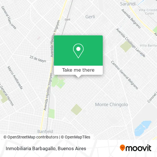 Inmobiliaria Barbagallo map