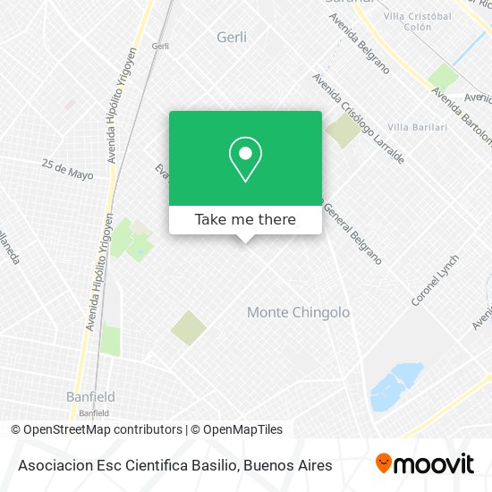Asociacion Esc Cientifica Basilio map