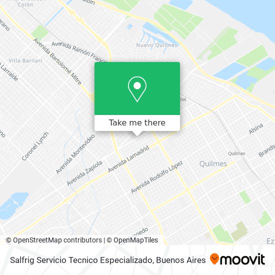 Salfrig Servicio Tecnico Especializado map