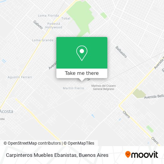 Carpinteros Muebles Ebanistas map