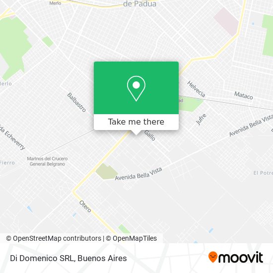 Mapa de Di Domenico SRL