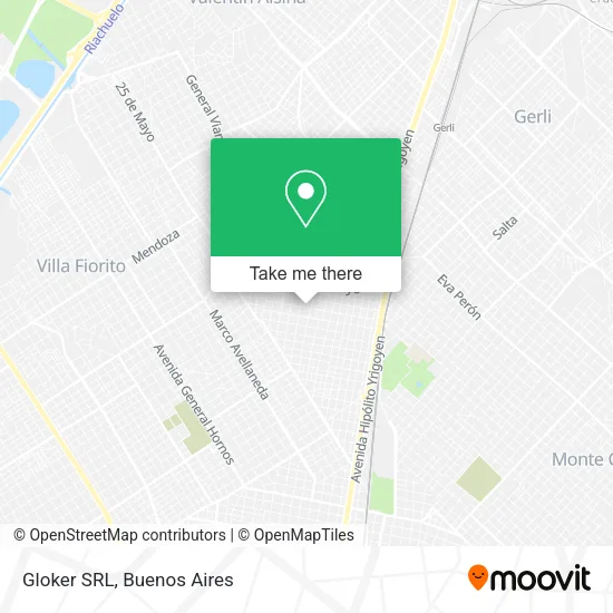 Gloker SRL map