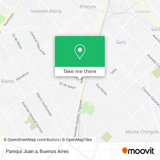 Mapa de Paniqui Juan a