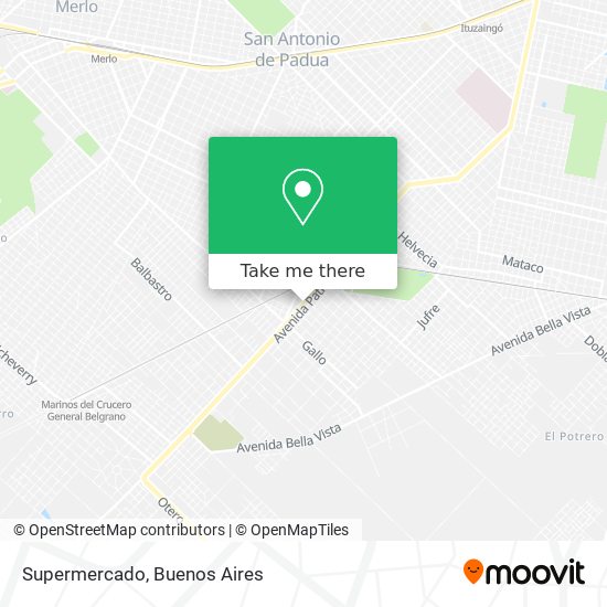 Mapa de Supermercado