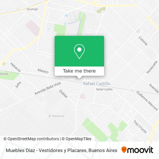 Muebles Diaz - Vestidores y Placares map